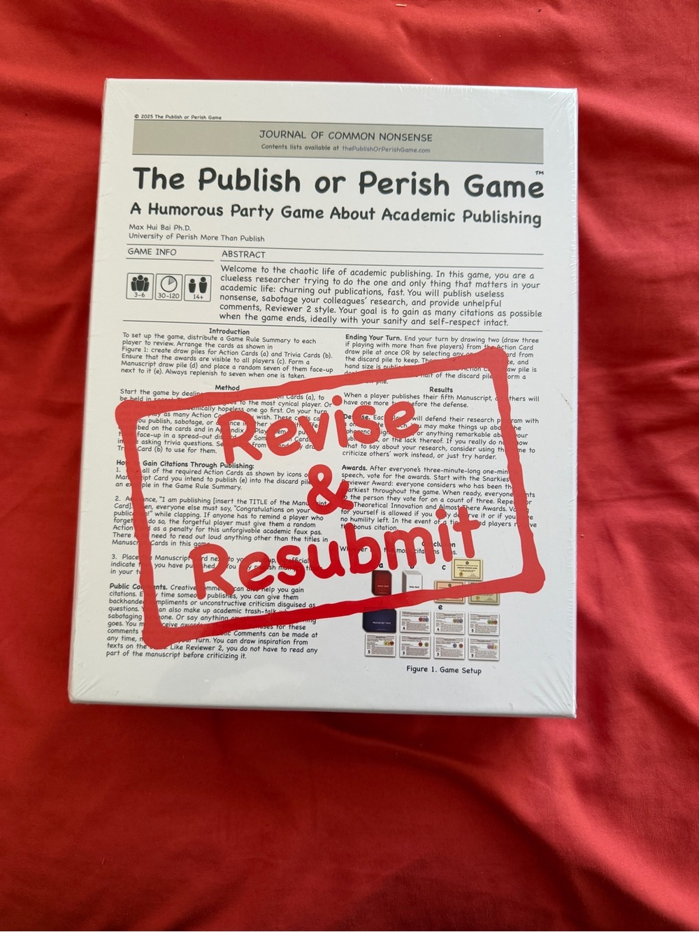 The Publish or Perish Game — White Academic Party Game